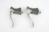Shimano 105 #BL-1050 non-aero brake lever set with black hoods from the late 1980s