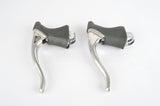 Shimano 105 #BL-1050 non-aero brake lever set with black hoods from the late 1980s