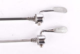 Campagnolo post CPSC quick release set Record and Super Record, #1001/3 and #1006/8 front and rear Skewer from the 1970s - 80s