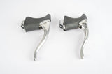 Shimano 105 #BL-1050 non-aero brake lever set with black hoods from the late 1980s