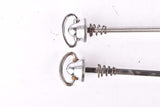 Campagnolo post CPSC quick release set Record and Super Record, #1001/3 and #1006/8 front and rear Skewer from the 1970s - 80s