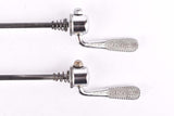Campagnolo post CPSC quick release set Record and Super Record, #1001/3 and #1006/8 front and rear Skewer from the 1970s - 80s