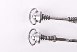 Campagnolo post CPSC quick release set Record and Super Record, #1001/3 and #1006/8 front and rear Skewer from the 1970s - 80s