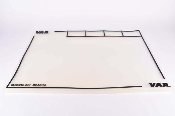 VAR tools big king size transparent rubber Benchtop mat #MO-52074 in 68x46 cm