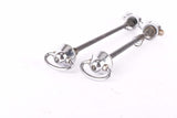 Campagnolo post CPSC quick release set Record and Super Record, #1001/3 and #1006/8 front and rear Skewer from the 1970s - 80s