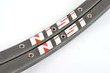 NEW Nisi dark anodized G27 tubular Rims 700c/622mm with 32 holes from the 1980s NOS