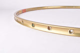 NOS golden anodized Mavic Record du Monde de´l Heure single Tubular Rim 28"/622mm with 36 holes from the 1970s - 1980s