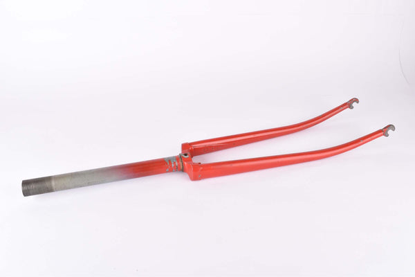 28" Red Steel Fork with Campagnolo dropouts and Nervor tubing