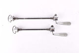 Campagnolo post CPSC quick release set Record and Super Record, #1001/3 and #1006/8 front and rear Skewer from the 1970s - 80s