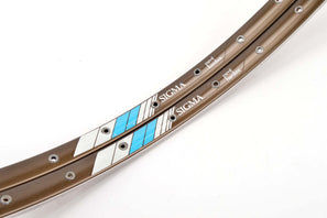 Campagnolo Sigma pave hardox tubular Rims 700c/622mm with 36 holes from the 1980s