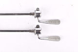 Campagnolo post CPSC quick release set Record and Super Record, #1001/3 and #1006/8 front and rear Skewer from the 1970s - 80s