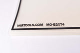 VAR tools big king size transparent rubber Benchtop mat #MO-52074 in 68x46 cm