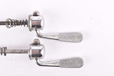 Campagnolo post CPSC quick release set Record and Super Record, #1001/3 and #1006/8x6 front and rear Skewer from the 1970s - 80s