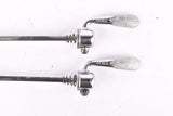 Campagnolo post CPSC quick release set Record and Super Record, #1001/3 and #1006/8 front and rear Skewer from the 1970s - 80s