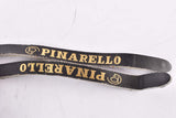 Pinarello labled BRC leather pedal strap set in black - new bike take off