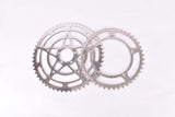 NOS Stronglight 49D Chainring Set with 52/44 teeth and 50.4 / 122   mm BCD from the 1950s - 1970s
