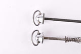 Campagnolo post CPSC quick release set Record and Super Record, #1001/3 and #1006/8x6 front and rear Skewer from the 1970s - 80s