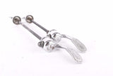 Campagnolo post CPSC quick release set Record and Super Record, #1001/3 and #1006/8 front and rear Skewer from the 1970s - 80s