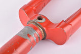28" Red Steel Fork with Campagnolo dropouts and Nervor tubing