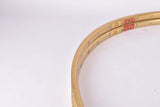 NOS golden anodized Mavic Record du Monde de´l Heure Tubular Rim Set 28"/622mm with 36 holes from the 1970s - 1980s