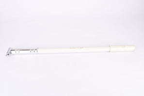 white/silver Silca Impero bike pump in 535-570mm from the 1970s - 80s