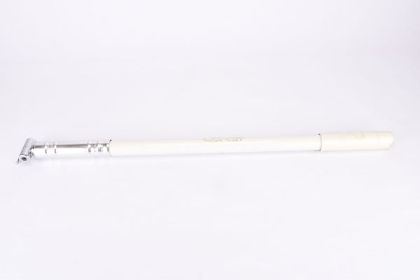 white/silver Silca Impero bike pump in 535-570mm from the 1970s - 80s