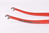 28" Red Steel Fork with Campagnolo dropouts and Nervor tubing