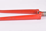 28" Red Steel Fork with Campagnolo dropouts and Nervor tubing