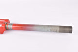 28" Red Steel Fork with Campagnolo dropouts and Nervor tubing
