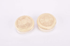 White Cinelli Milano handlebar end plugs form the 1960s
