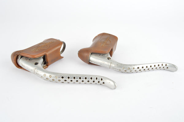 Weinmann AG Drilled, Brake Lever Set with brown hoods