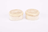 White Cinelli Milano handlebar end plugs form the 1960s