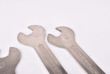 Campagnolo #Q tool 13/14mm and 15/16mm hub cone wrench set from 1950s - 1980s