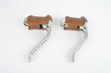 Weinmann AG Drilled, Brake Lever Set with brown hoods