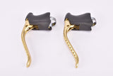 Weinmann AG #162-1 gold anodized Brake lever set from the 1980s