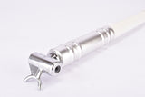 white/silver Silca Impero bike pump in 535-570mm from the 1970s - 80s