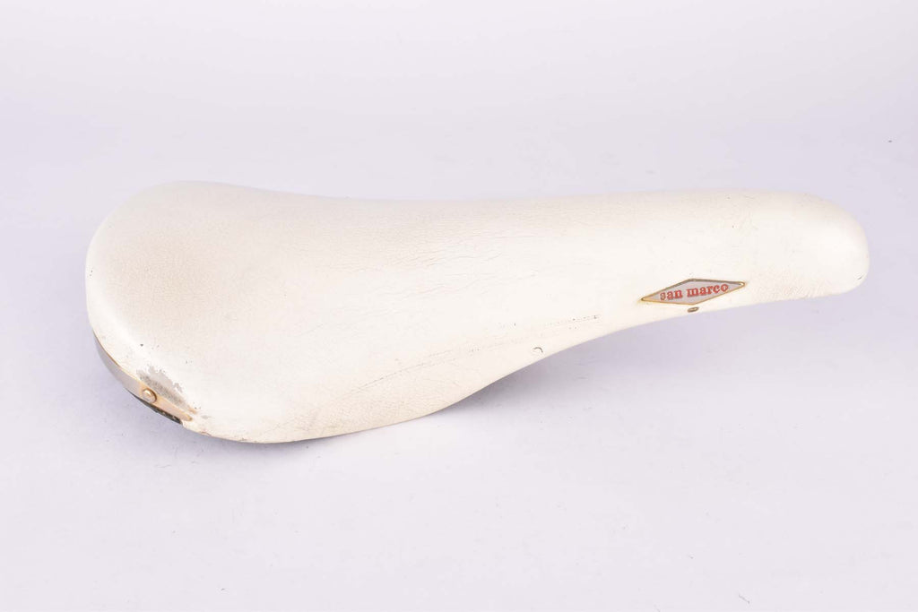 Selle San Marco Rolls Blanche – Cuir – 1987 – Made In Italy – Occasion Collection
