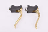 Weinmann AG #162-1 gold anodized Brake lever set from the 1980s