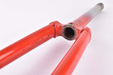 28" Red Steel Fork with Campagnolo dropouts and Nervor tubing