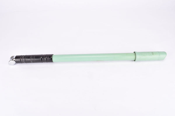 silver/black/celeste Silca Impero Bianchi bike pump in 460-485mm from the 1970s - 80s