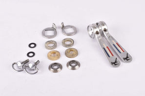 Gazelle pantographed Campagnolo Record / Super Record #1014 braze on Gear Lever Shifter Set from the 1980s