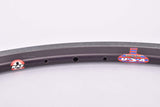 NOS Matrix Iso 3 Ceramic single high profile aero clincher rim in 700c/622mm with 28 holes from the 1980s - 1990s