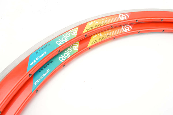 NEW Rigida DP 18 Ultimate Power clincher Rims 700c/622mm with 32 holes from the 1980s - 2000s NOS