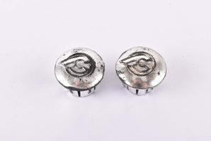 Silver Cinelli handlebar end plugs