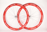 Red Colnago Professional Team Service wheel cover tire saver set