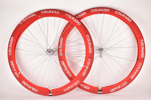 Red Colnago Professional Team Service wheel cover tire saver set