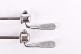 Campagnolo post CPSC quick release set Record and Super Record, #1001/3 and #1006/8 front and rear Skewer from the 1970s - 80s