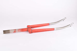 28" partly chromed steel fork with Campagnolo dropouts from the 1970s