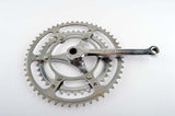 Stronglight steel cottered crankset with 40/52 teeth and 170 length from the 1950s