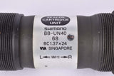 NOS Shimano #BB-UN40 Cartridge Bottom Bracket in 110mm with english thread from 2003